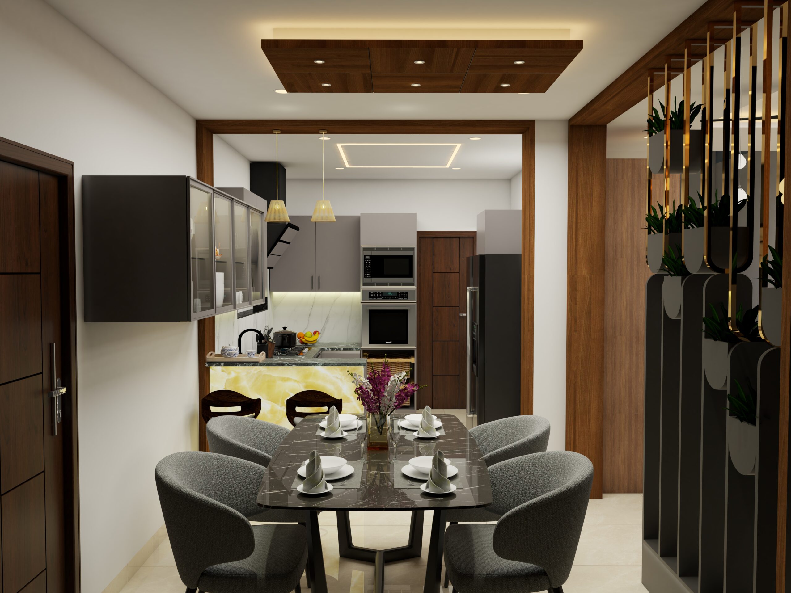 kitchen+living